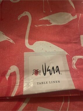 Vera Neumann Pink Flamingo Napkins Set New Dinner Table Linens